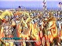Histria ao vivo no hipdromo romano, pelos Ermine Street Guard (Reino Unido)